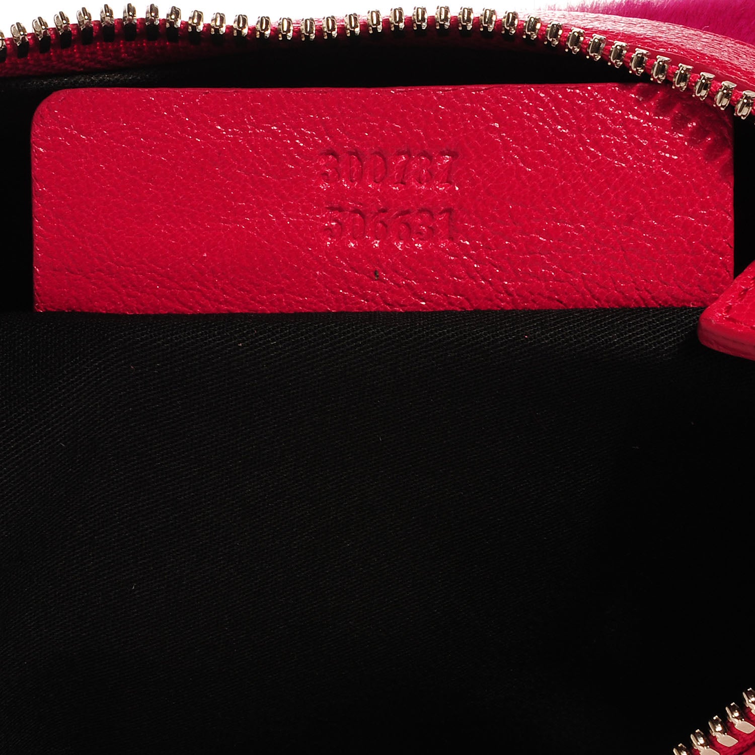 Alexander McQueen Leather Trim Fur De Manta Clutch Violet Roseate 6 of 7