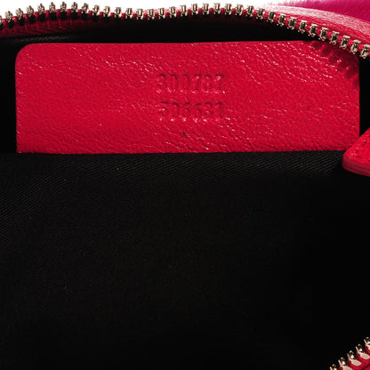 Alexander McQueen Leather Trim Fur De Manta Clutch Violet Roseate 6 of 7