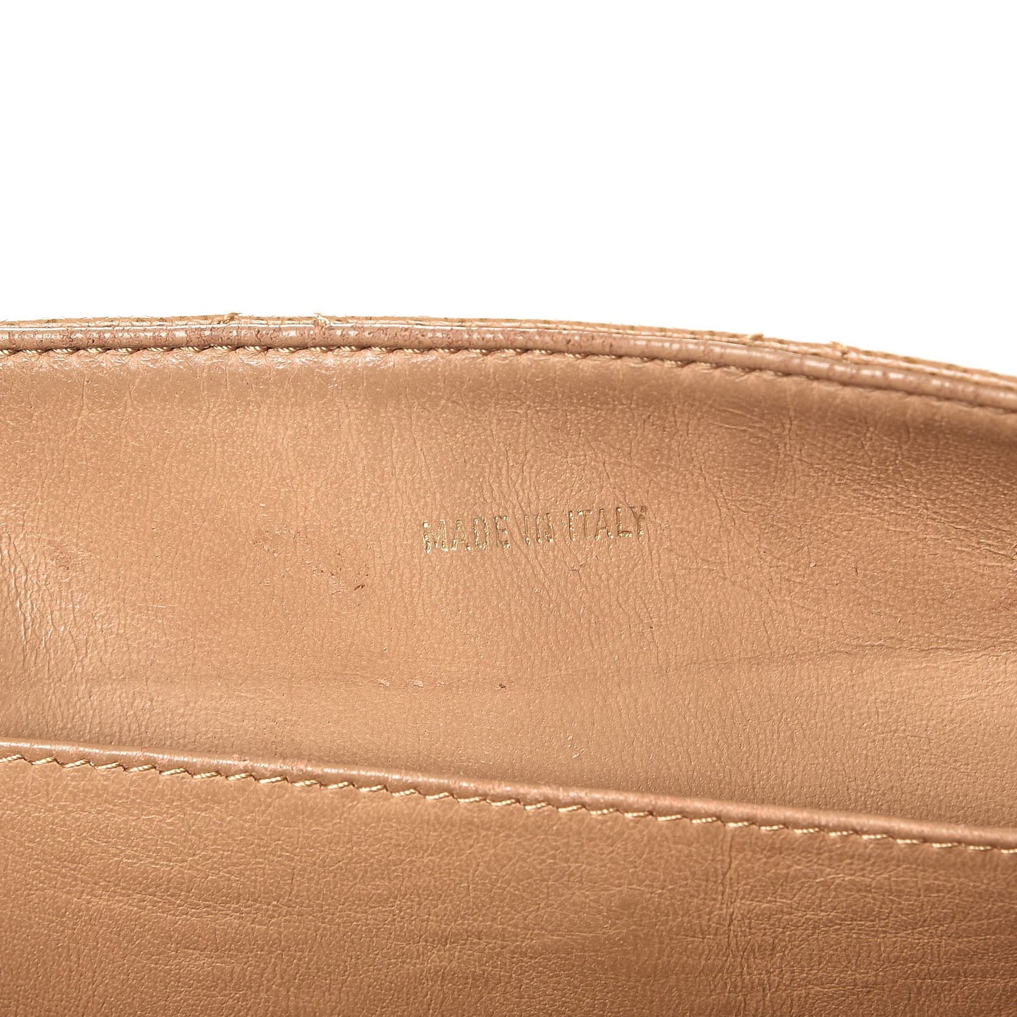 Caviar Quilted Medium Single Flap Beige