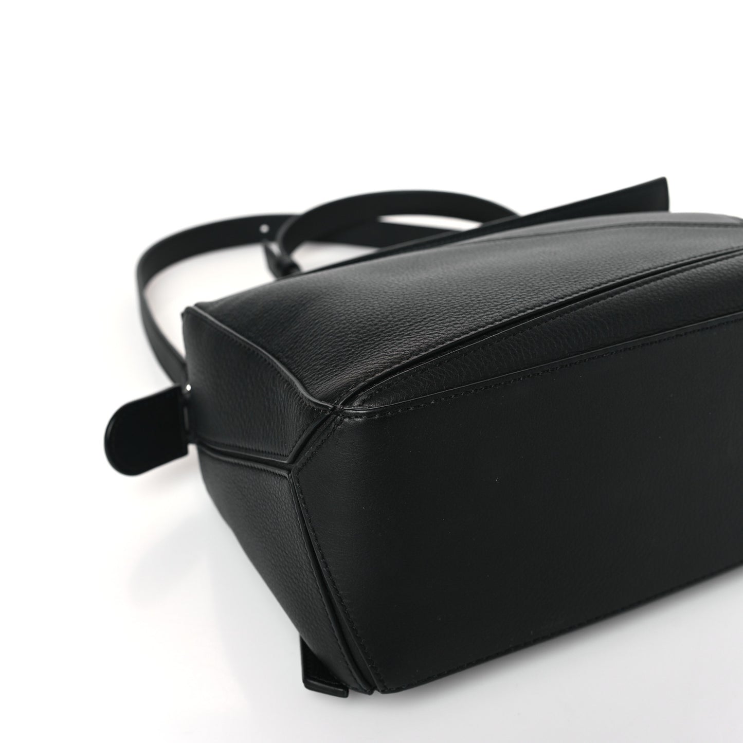 Calfskin Small Puzzle Bag Black