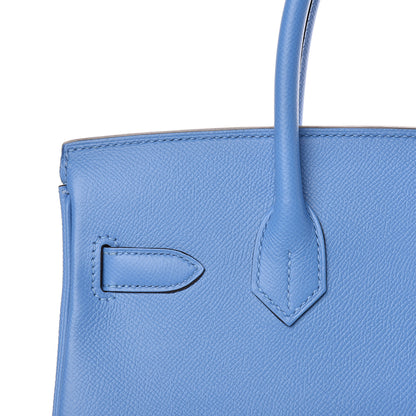 Hermes Epsom Birkin 30 Bleu Paradis 11 of 33