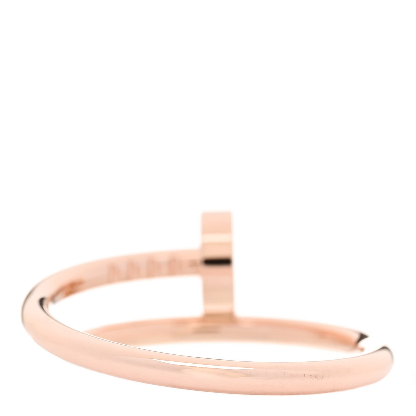 18K Pink Gold Small Juste Un Clou Ring 51 5.75