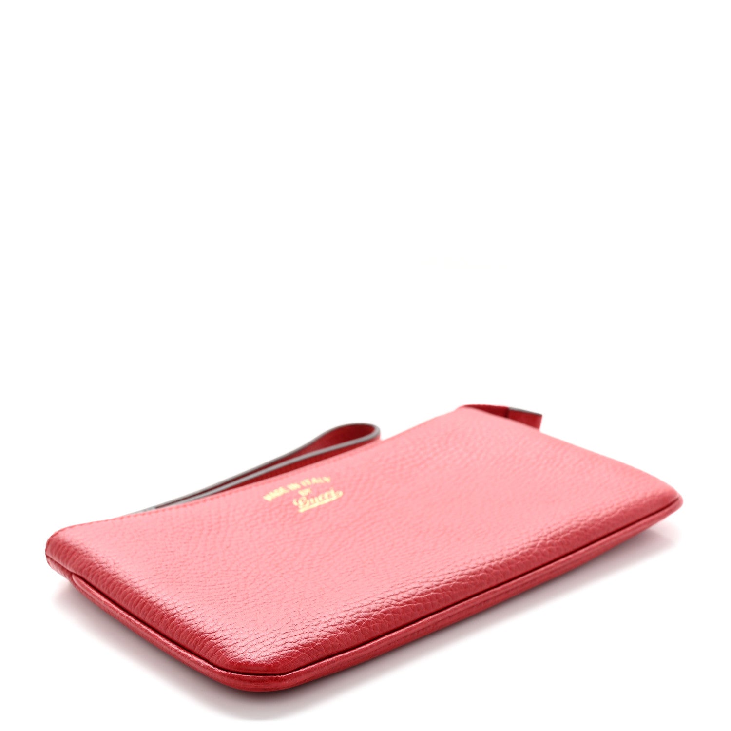 Gucci Dollar Calfskin Swing Wristlet Wallet Red 4 of 13