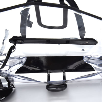 Delvaux PVC X Ray Brillant Satchel Black 6 of 9