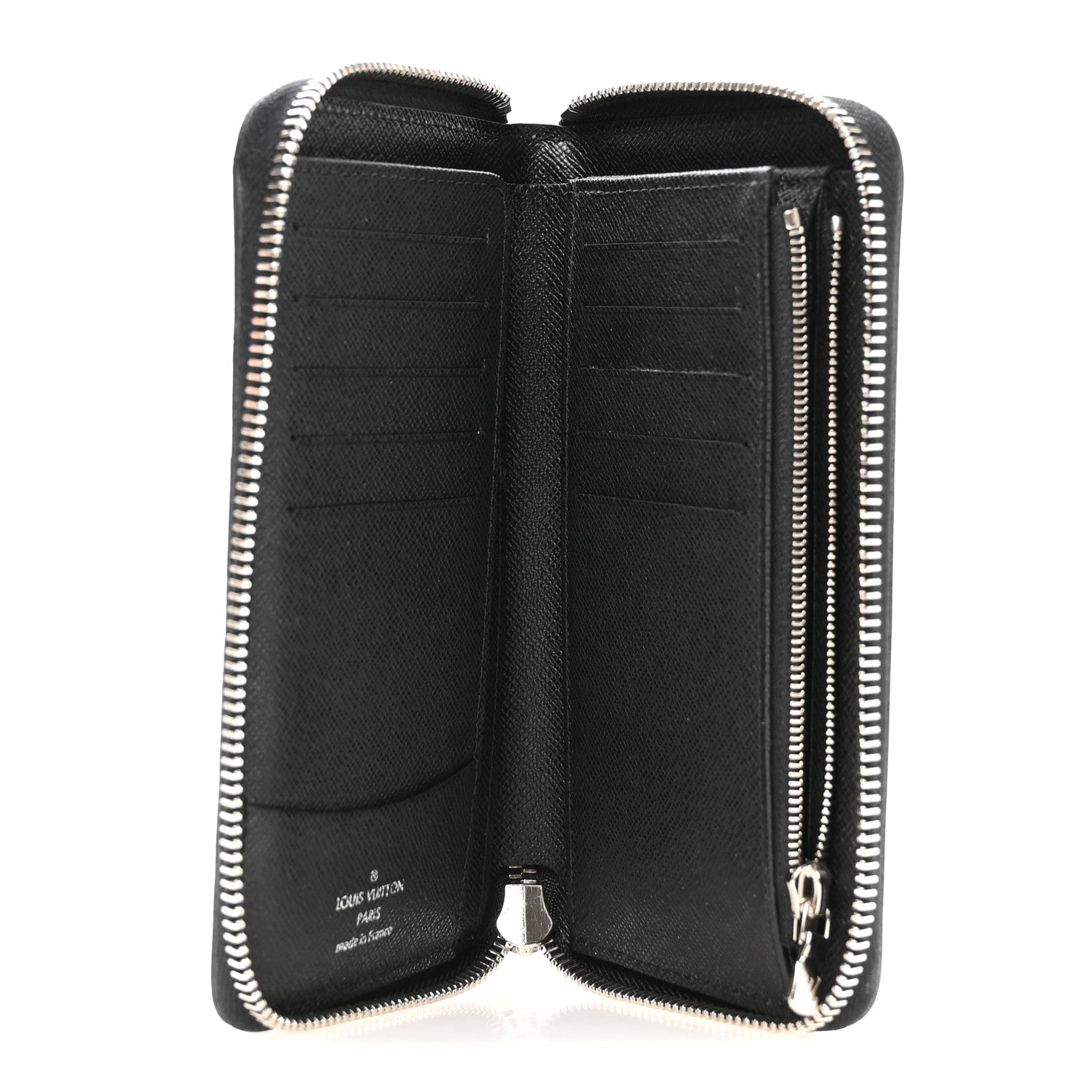 Louis Vuitton Epi Zippy Compact Wallet Black 5 of 8