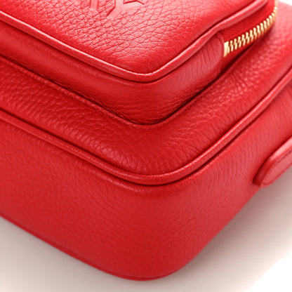 Burberry Grained Calfskin Small Camera Bag Red 8 of 10