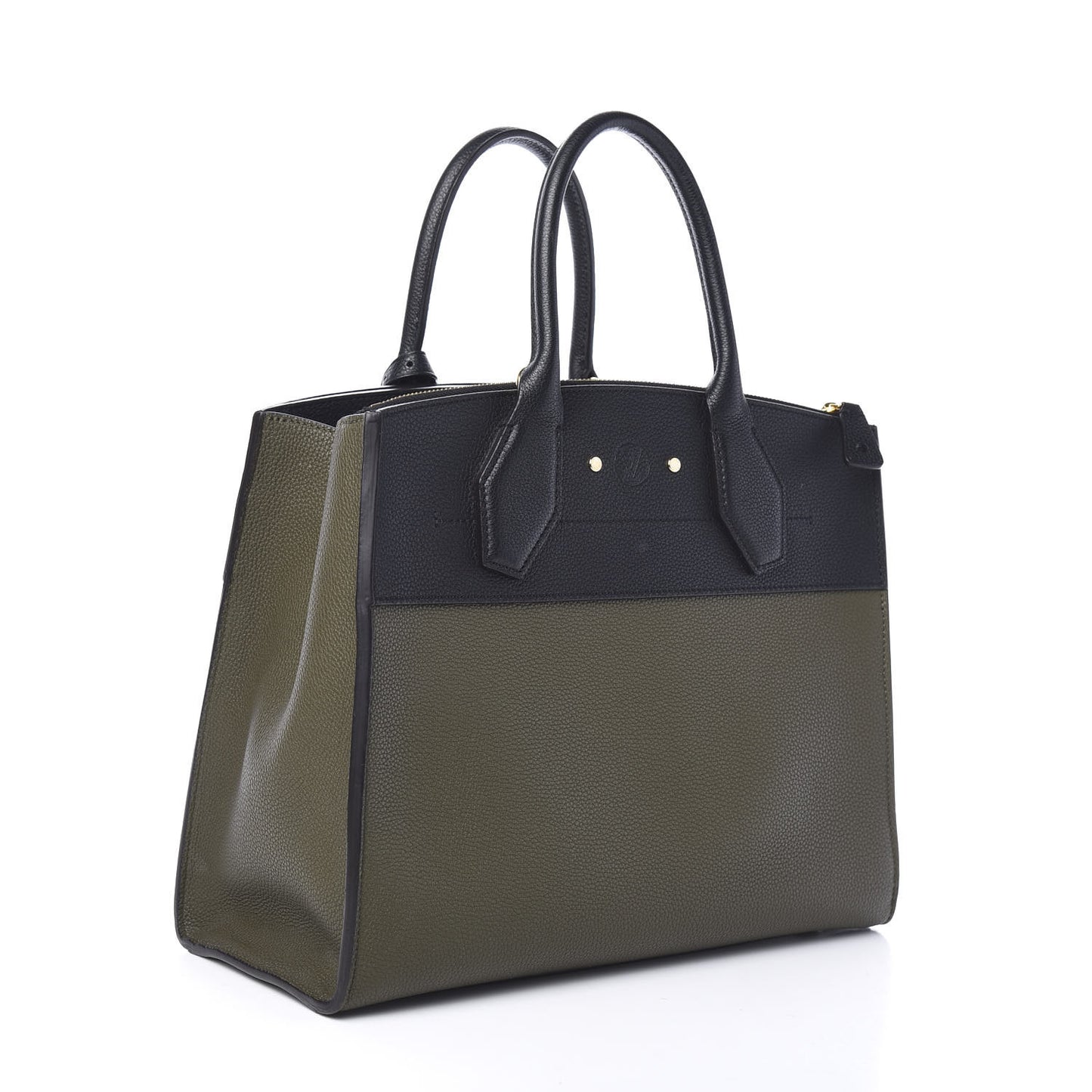 Calfskin City Steamer MM Kaki Black