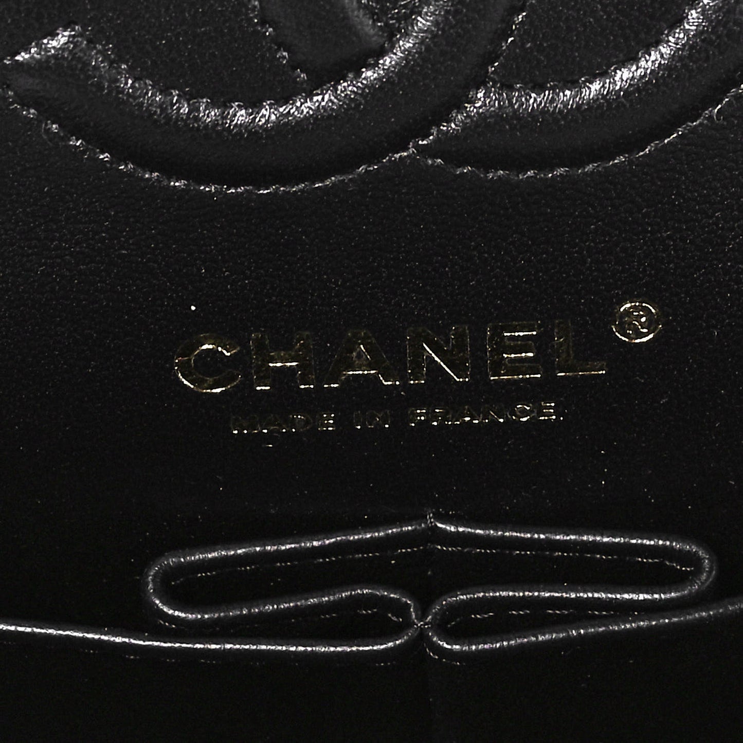 Lambskin Quilted Small Double Flap Black