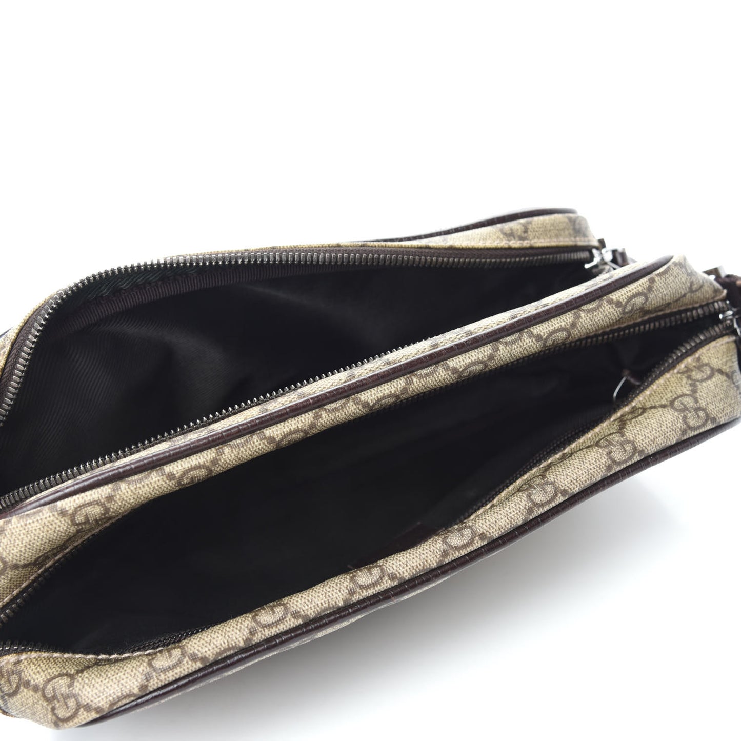 GG Plus Monogram Camera Bag Dark Brown