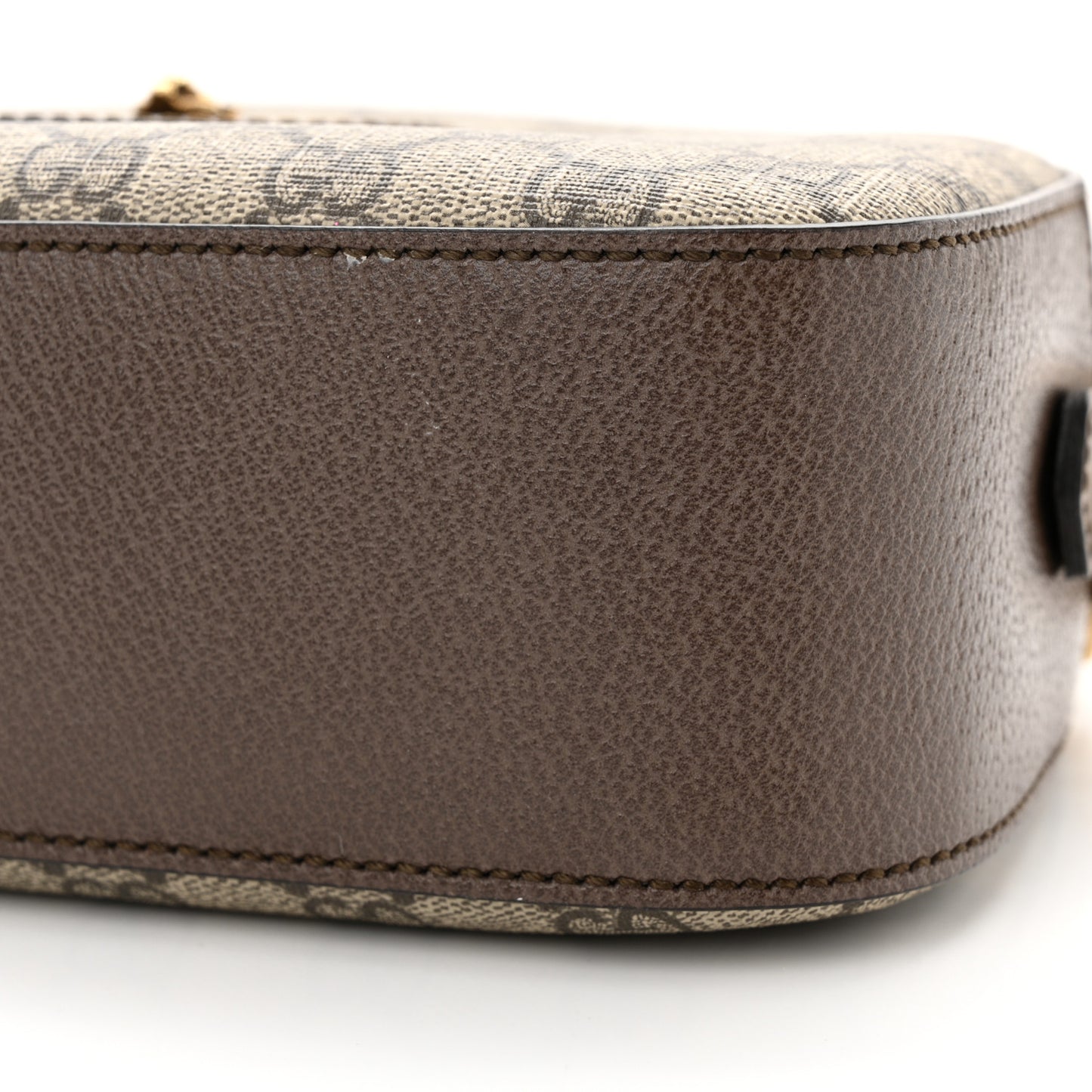 GG Supreme Monogram Web Neo Vintage Shoulder Bag Beige New Acero Crop
