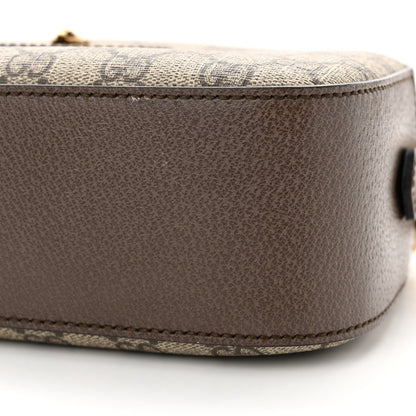 Gucci GG Supreme Monogram Web Neo Vintage Shoulder Bag Beige New Acero Crop 10 of 14