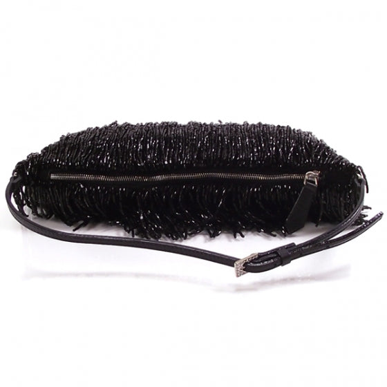 Valentino Garavani Beaded Flapper Pochette Black 5 of 7