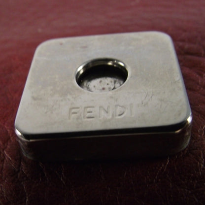 Fendi Leather Selleria Baguette Red 8 of 11