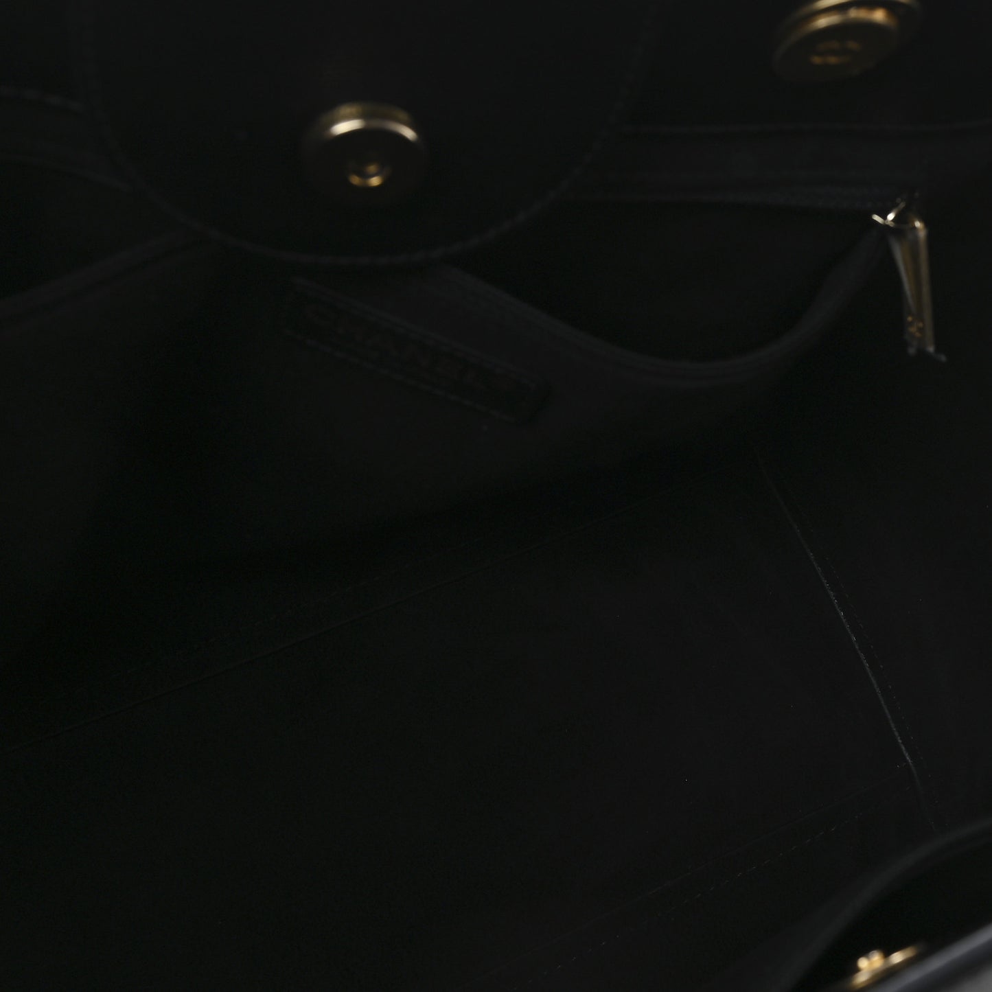Caviar Small Studded Deauville Tote Black
