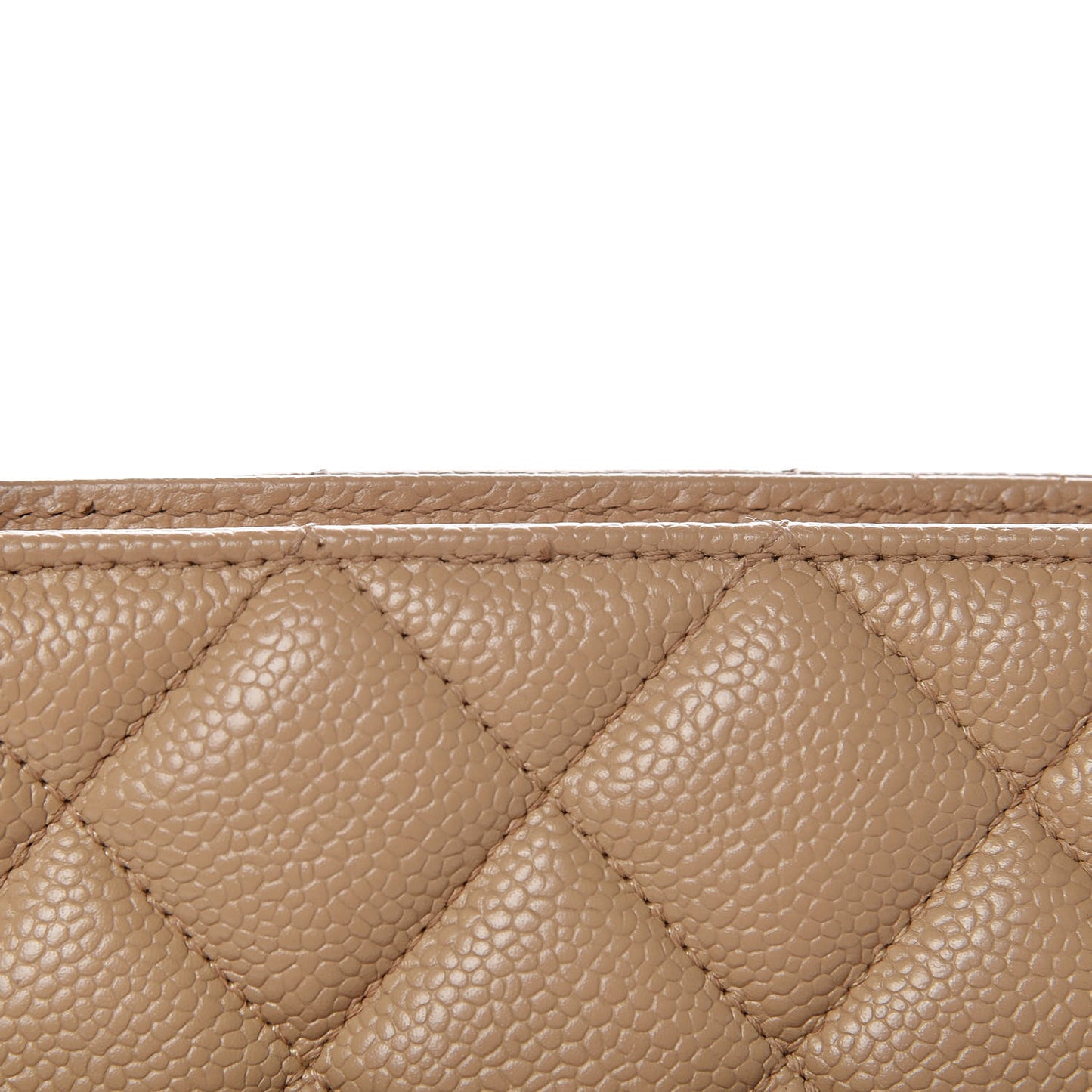 Caviar Quilted Medallion Tote Beige