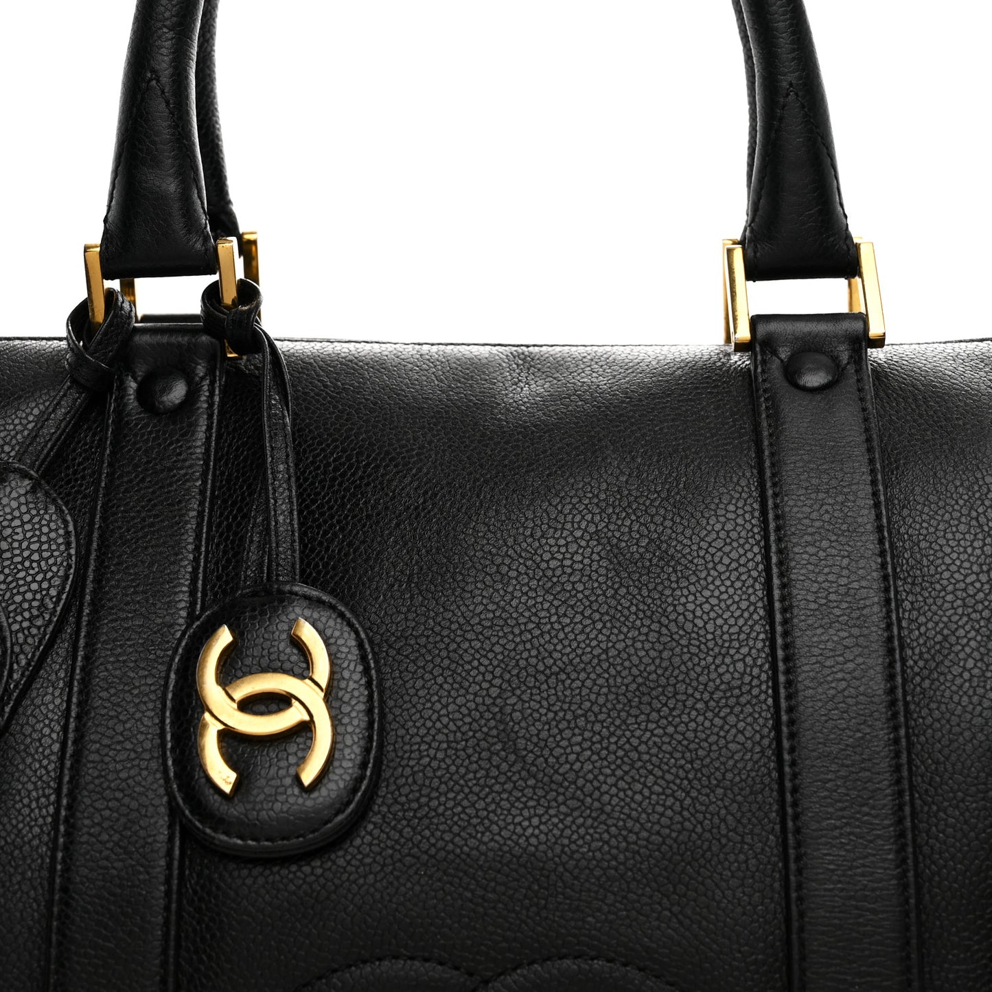 Caviar Timeless CC Duffel Bag Black