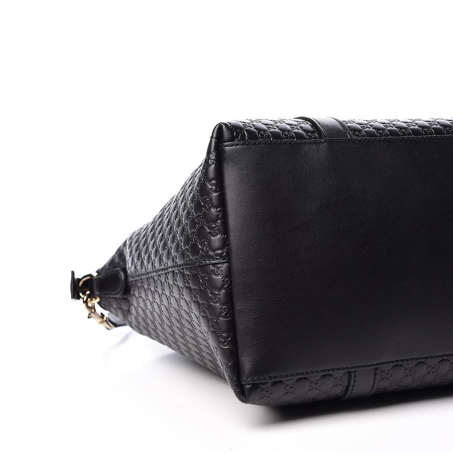 Soft Microguccissima Dome Satchel Black