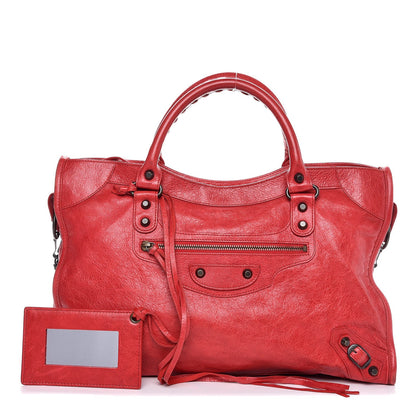 Balenciaga Agneau Classic Hardware City Rouge Coquelicot 1 of 8