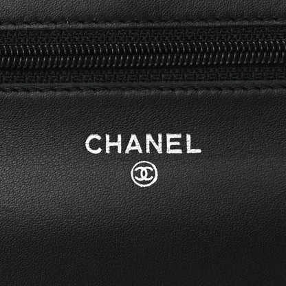 Chanel Caviar Timeless CC Wallet On Chain WOC Black 6 of 10