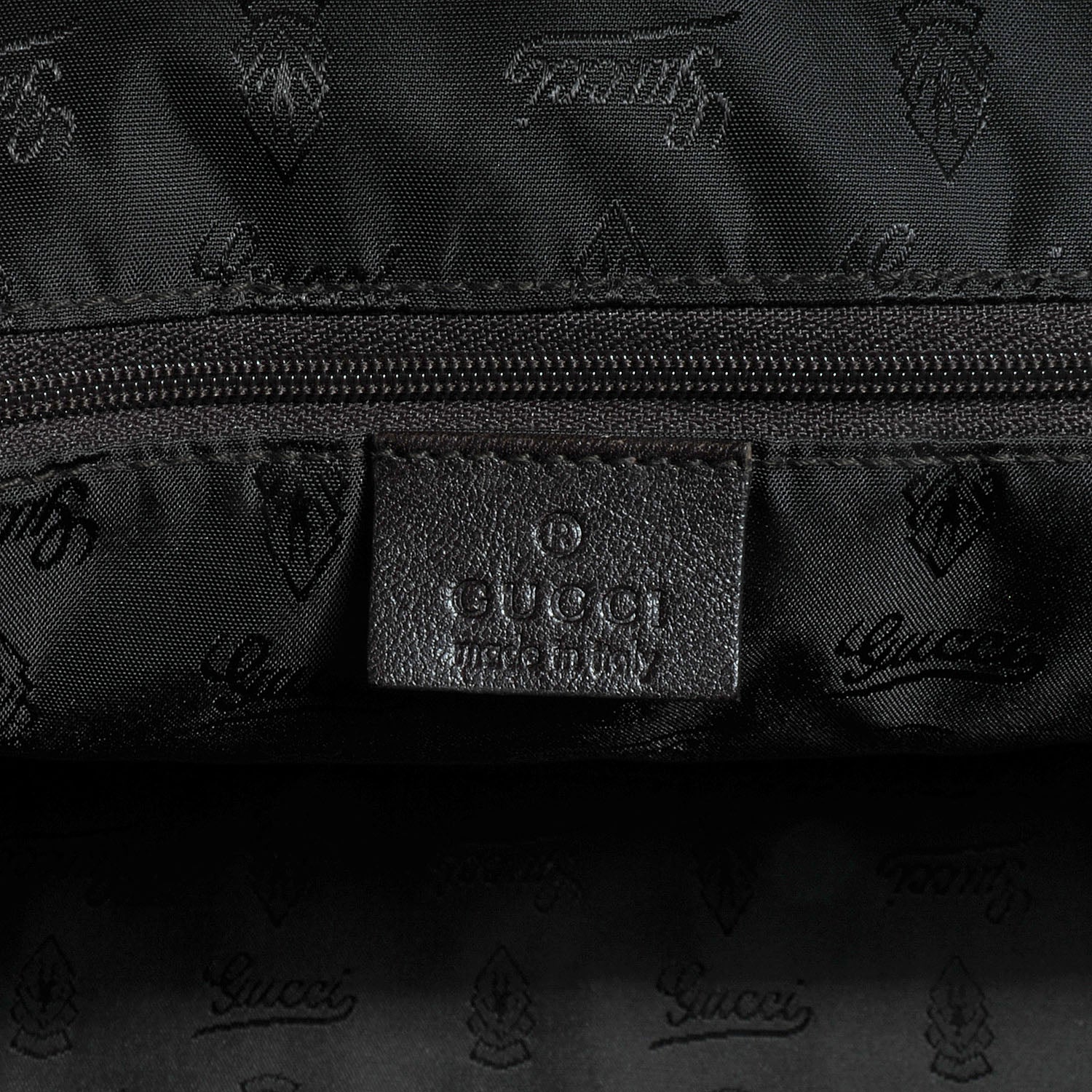 Gucci Crystal Monogram Large Duchessa Boston Dark Brown 6 of 9