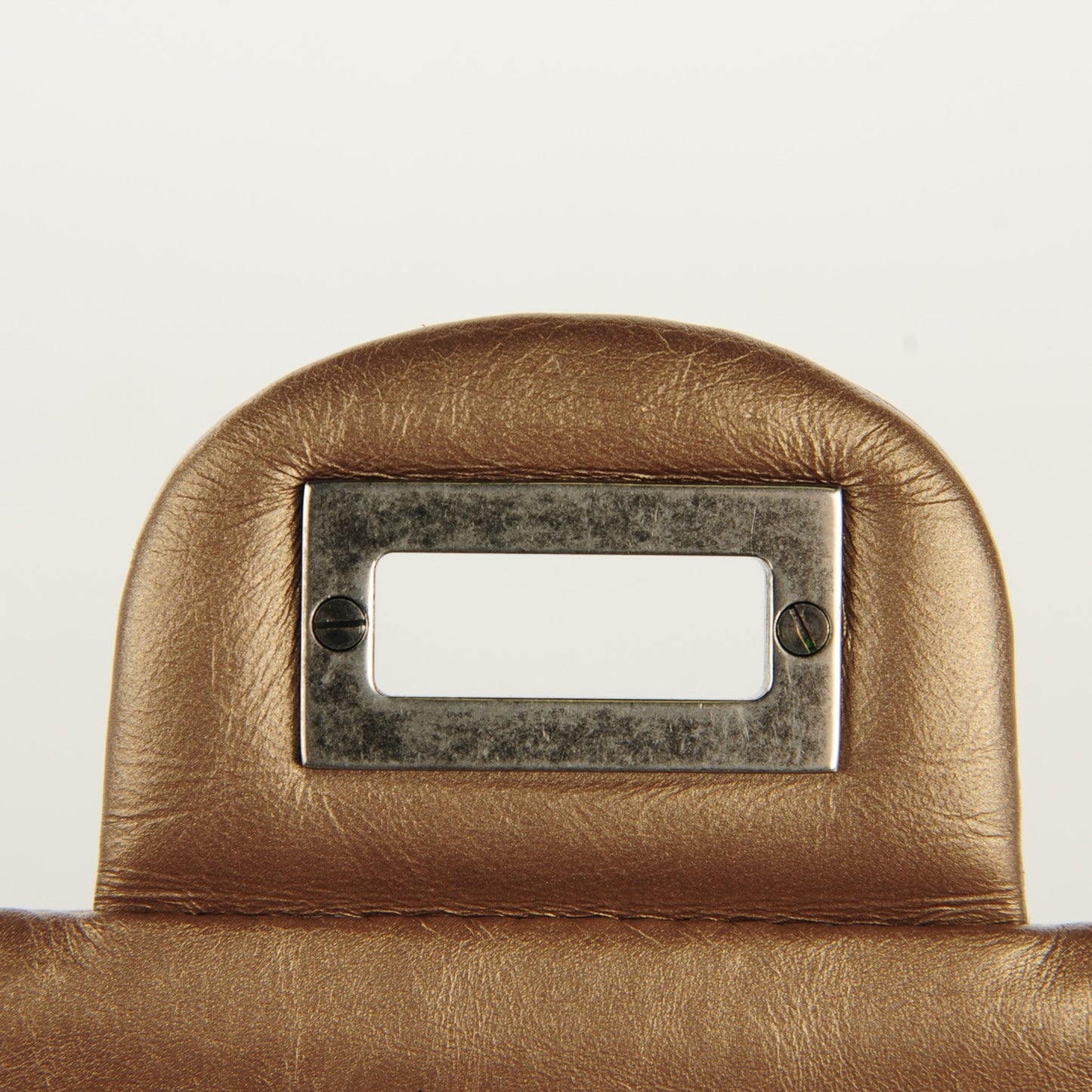 Metallic Aged Calfskin Quilted 2.55 Reissue 226 Flap Dark Gold