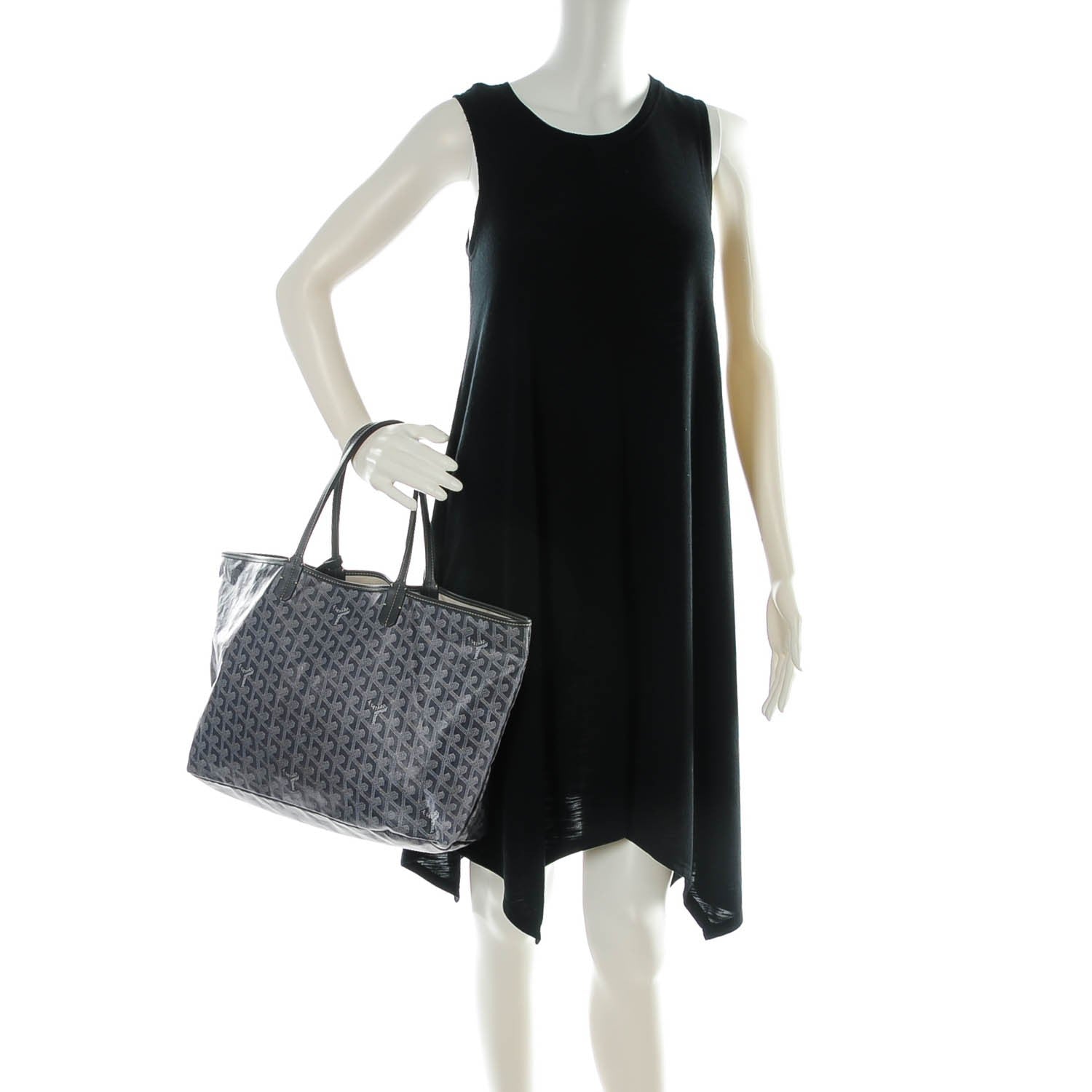 Goyard Goyardine Saint Louis PM Grey 2 of 8