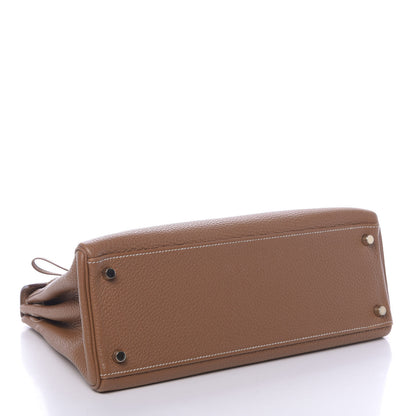 Hermes Togo Kelly Retourne 32 Gold 5 of 42