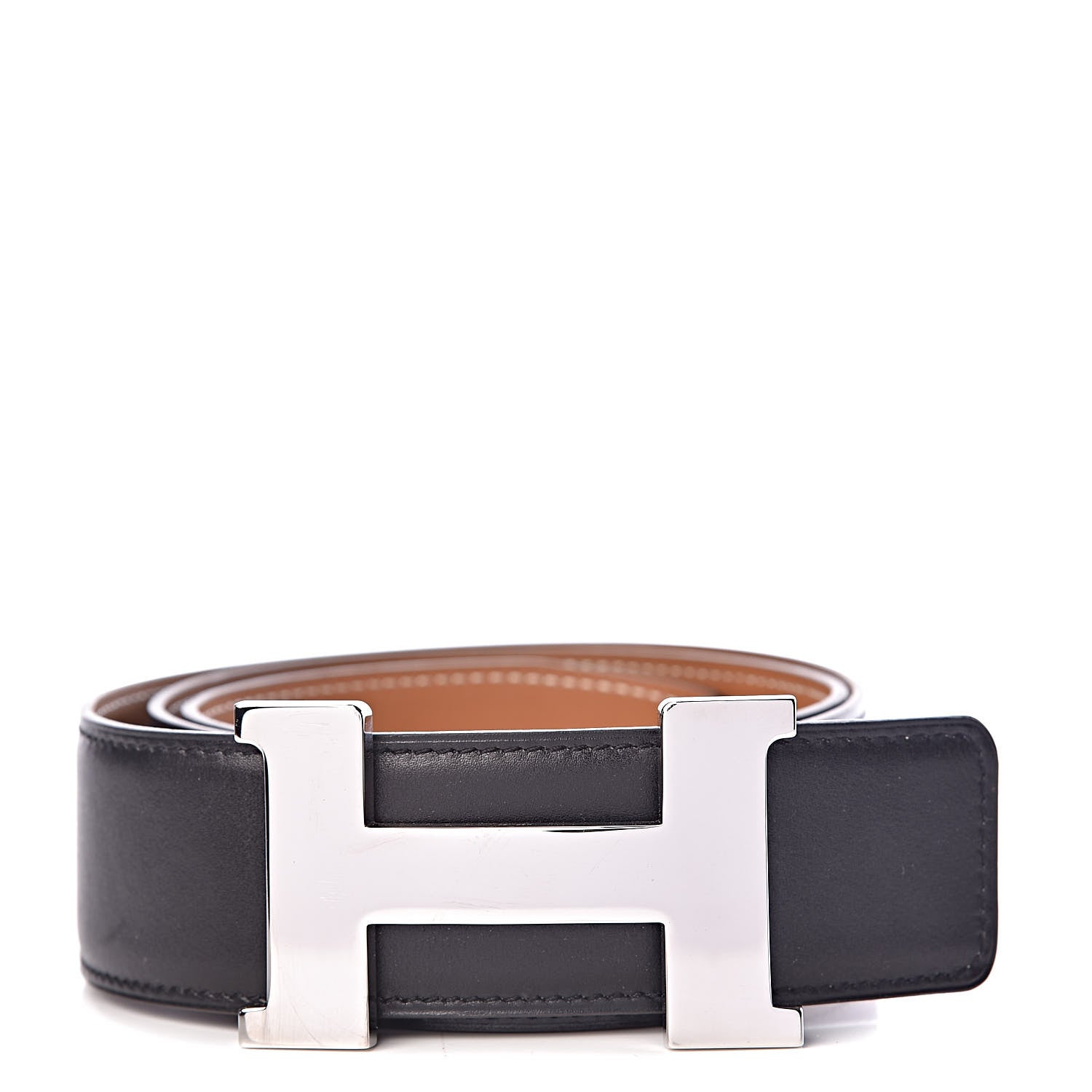 Hermes Box Swift 42mm Constance H Belt 90 Black Gold 1 of 6
