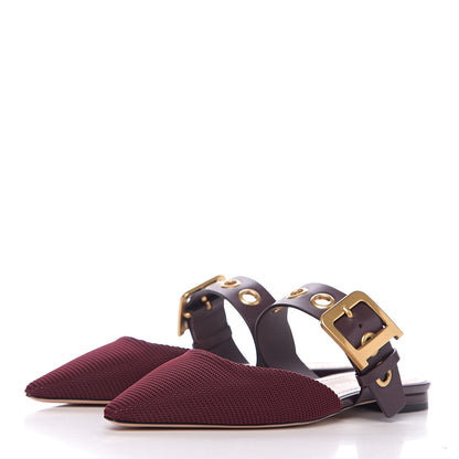 Christian Dior Technical Fabric D-Dior Ballerina Flats 35 Rouge 3 of 10
