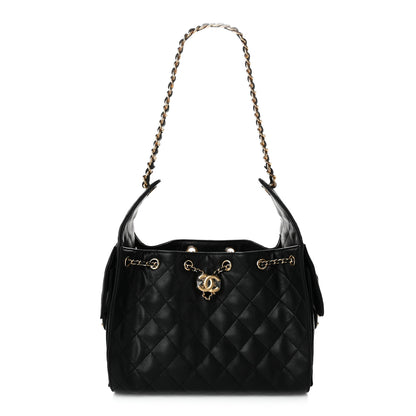Chanel Caviar Quilted Small Chanel 25 Handbag Black 1 of 10