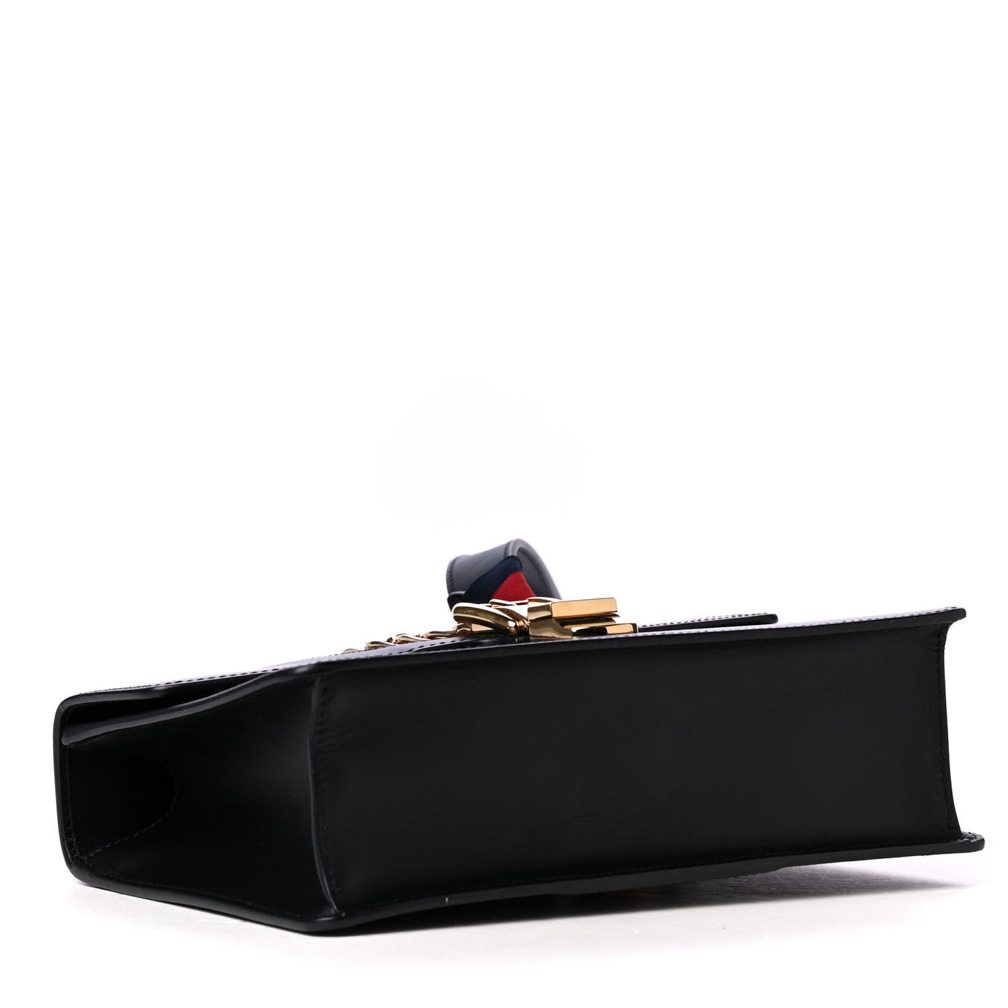 Calfskin Small Sylvie Shoulder Bag Black