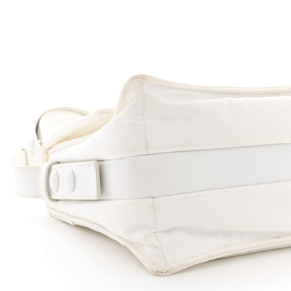 Prada Re-Nylon Vitello Padded Small Flap Shoulder Bag White 9 of 13