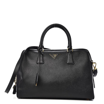 Prada Saffiano Lux Bowler Black 1 of 14