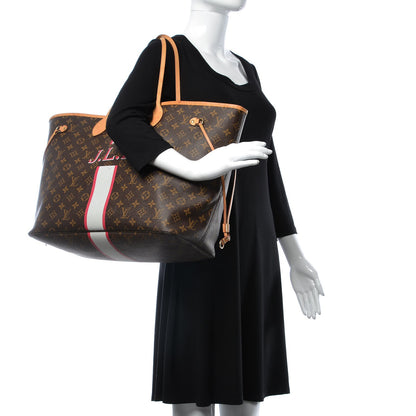 Louis Vuitton Monogram My LV Heritage Neverfull GM Fuchsia White 2 of 16