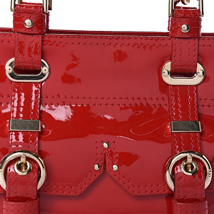 Versace Patent Studded Bag Red 13 of 13