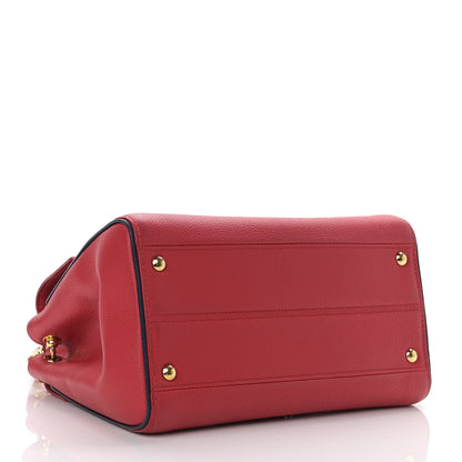 Louis Vuitton Grained Calfskin Monogram Double V Rubis 4 of 10