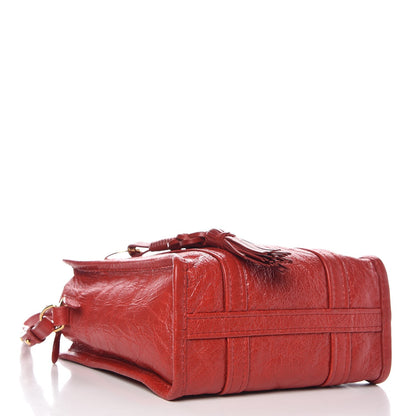Balenciaga Agneau XS Bazar Shopper Tote Rouge Groseille 4 of 13