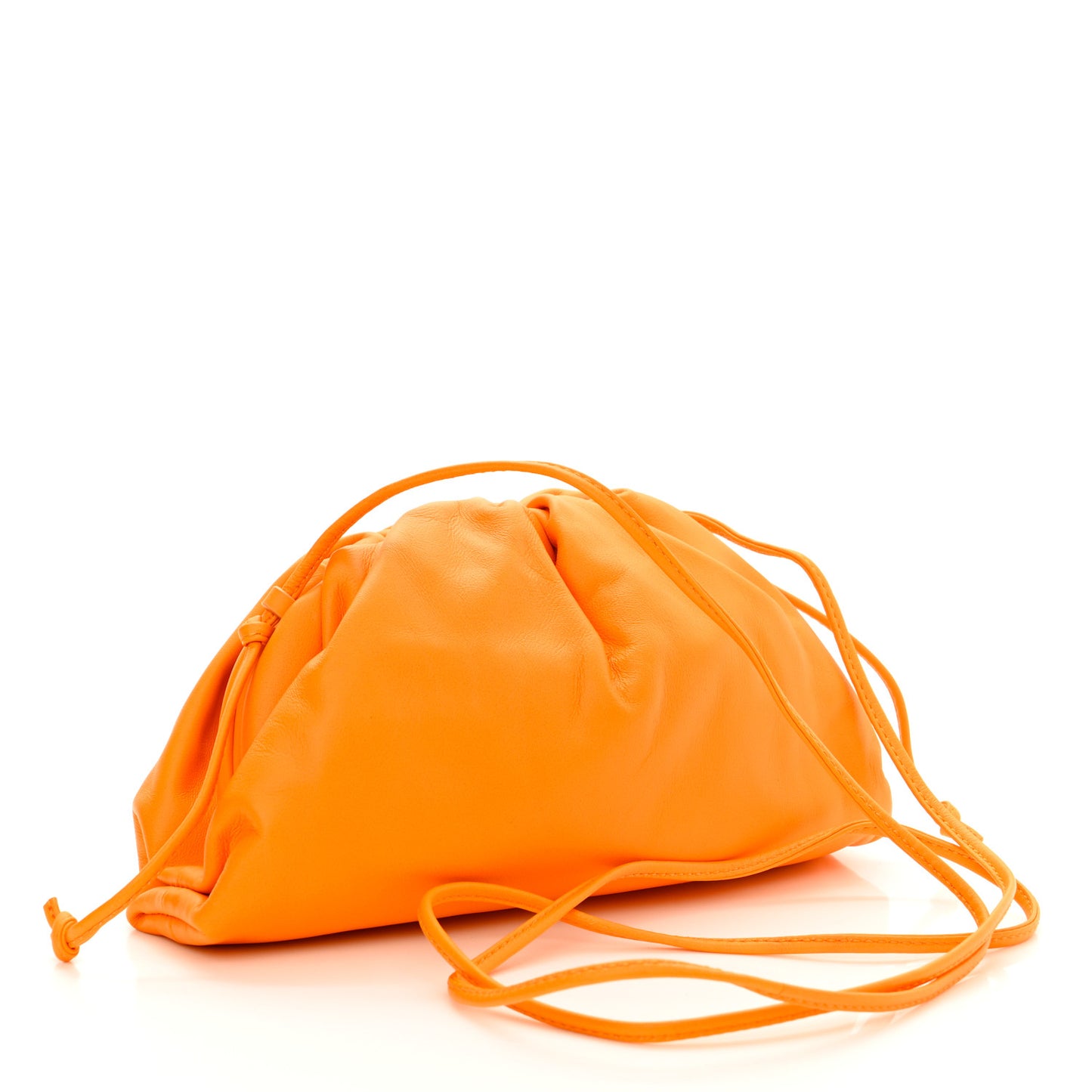 Butter Calfskin The Mini Pouch Tangerine