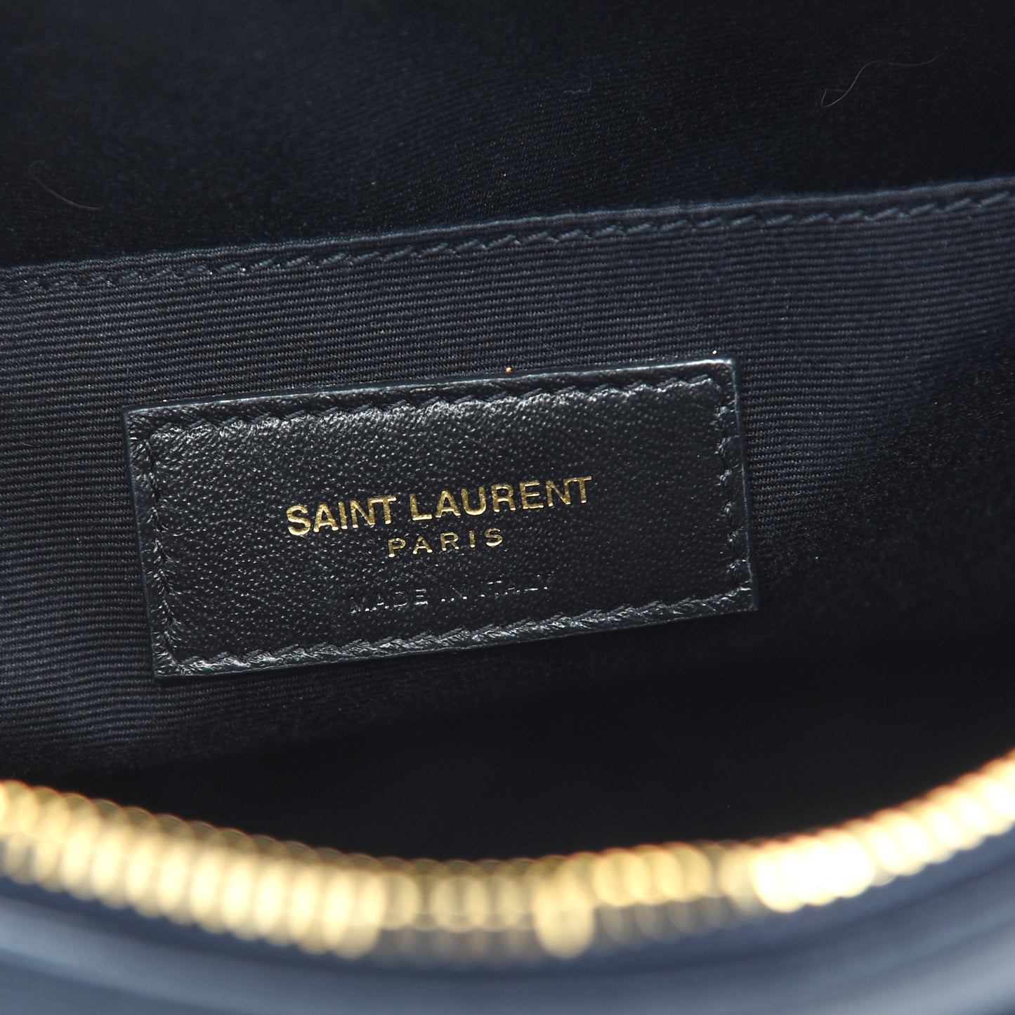 Calfskin Matelasse Monogram Lou Camera Bag Navy