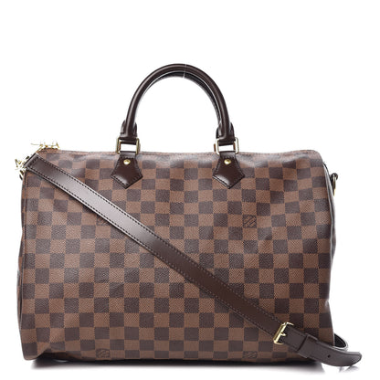 Louis Vuitton Damier Ebene Speedy Bandouliere 35 1 of 9