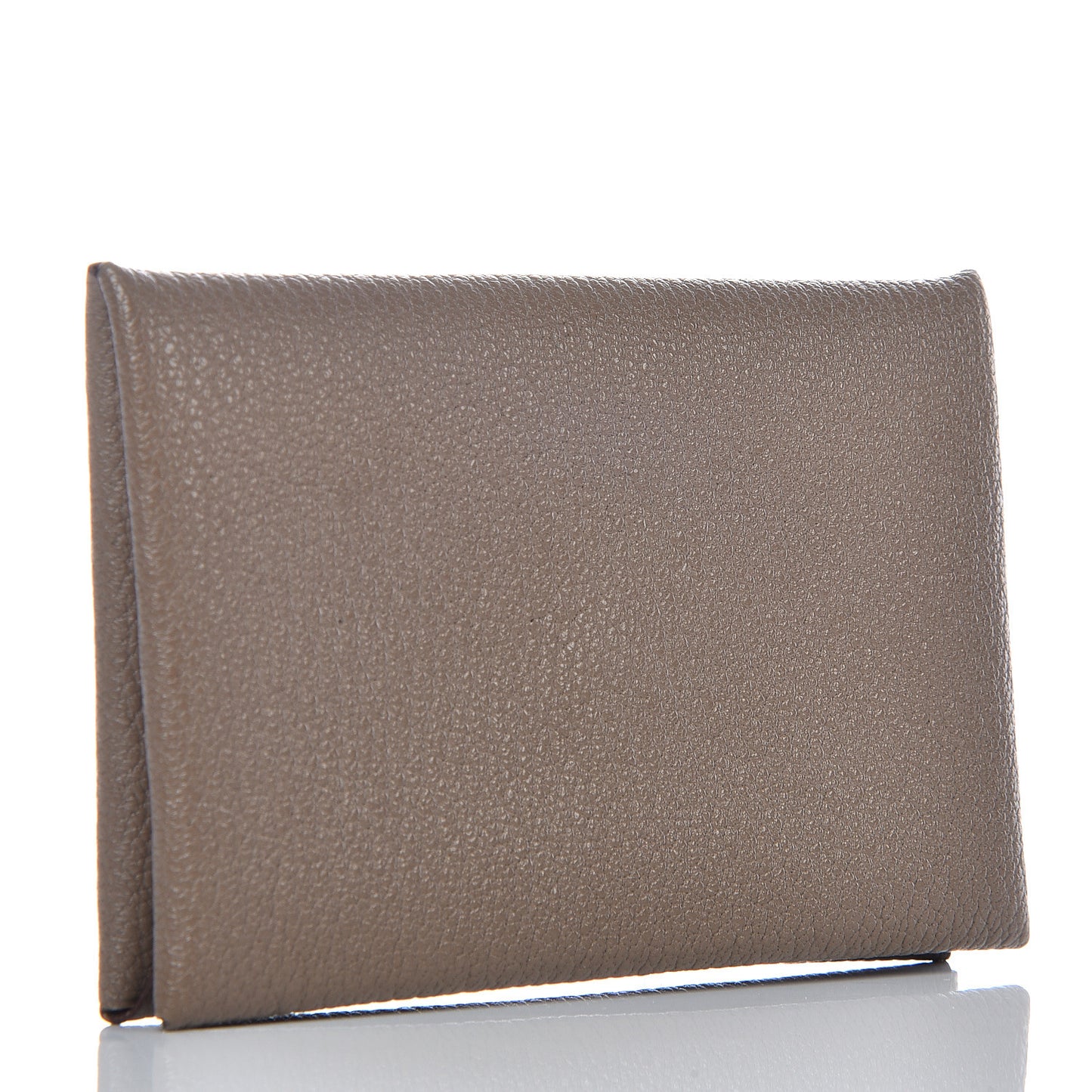 Chevre Mysore Calvi Card Case Etoupe