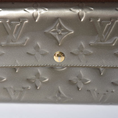 Louis Vuitton Vernis Sarah Wallet Gris Art Deco 10 of 15