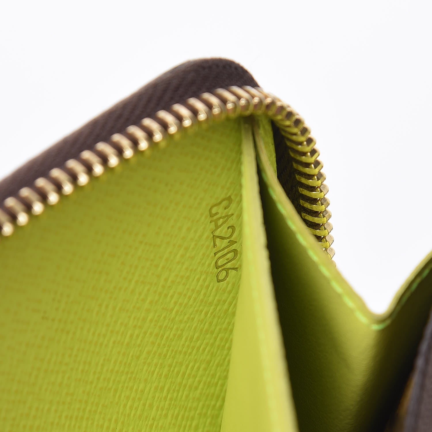 Louis Vuitton Monogram Clemence Wallet Acid Yellow 7 of 8