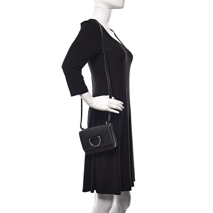 Burberry Goatskin Mini D-Ring Bag Black 2 of 15