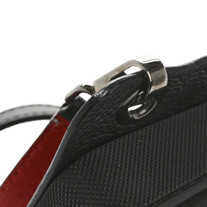 Christian Louboutin Calfskin Gomme Loubilab Phone Shoulder Bag Loubi Black 13 of 15