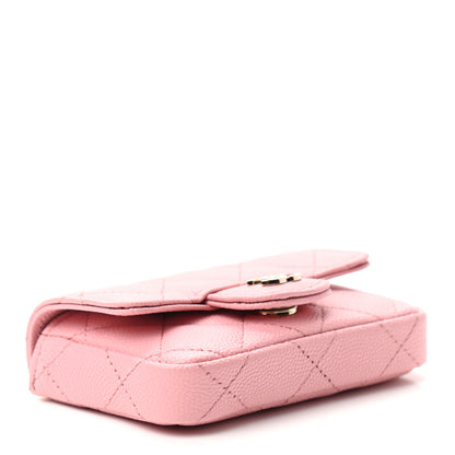Chanel Caviar Quilted Mini Chain Belt Bag Light Pink 4 of 10