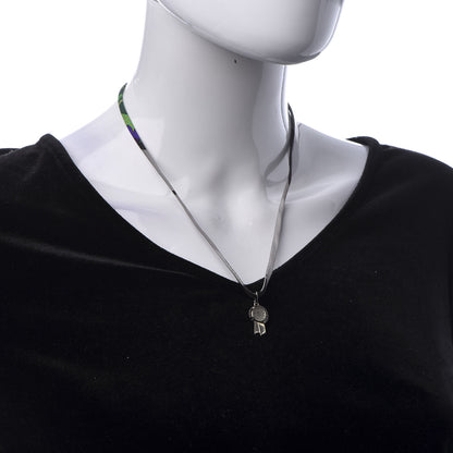 Hermes Silk Tourbillon de Couleurs Necklace Multicolor 2 of 7
