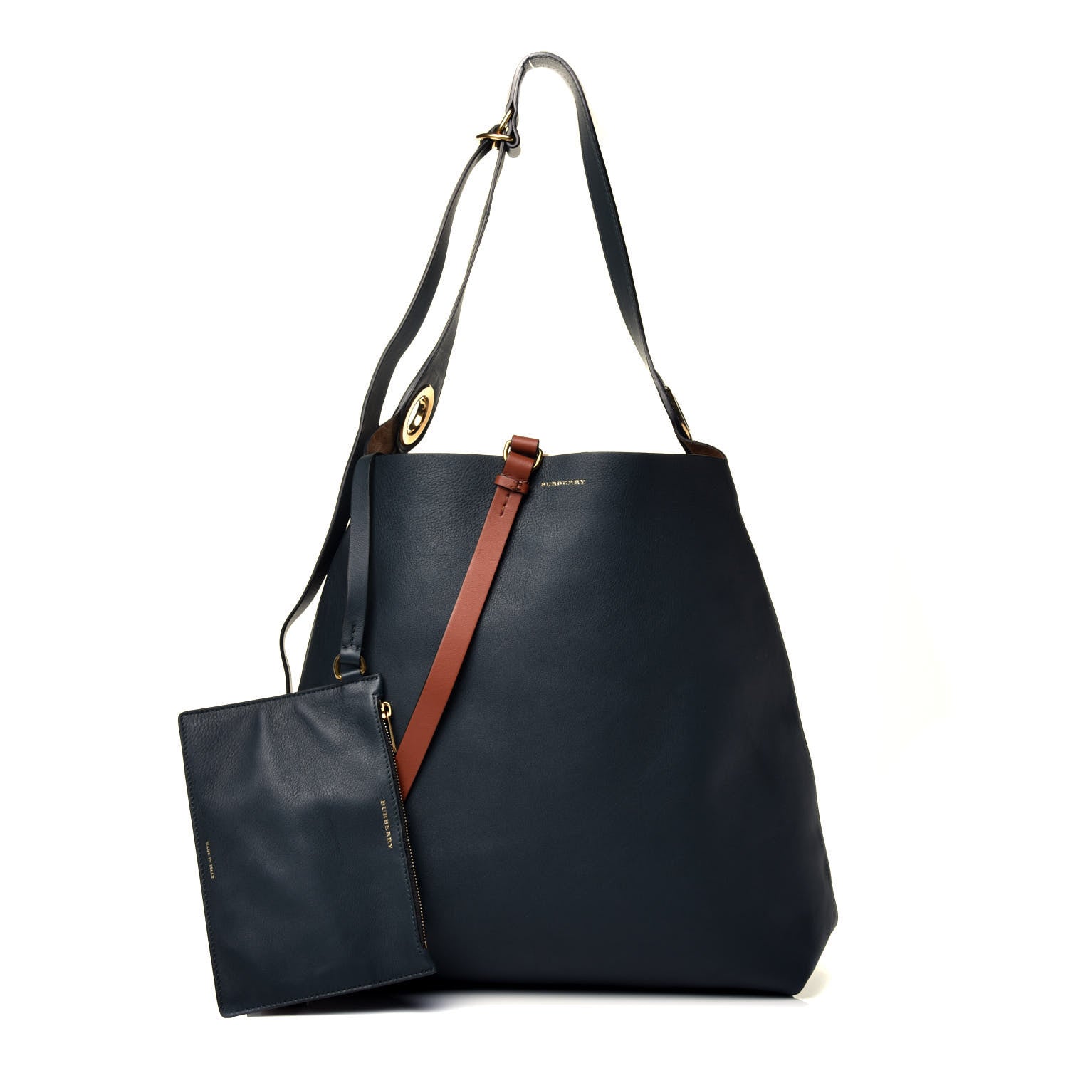 Burberry Calfskin Medium Grommet Hobo Dark Emerald 1 of 9
