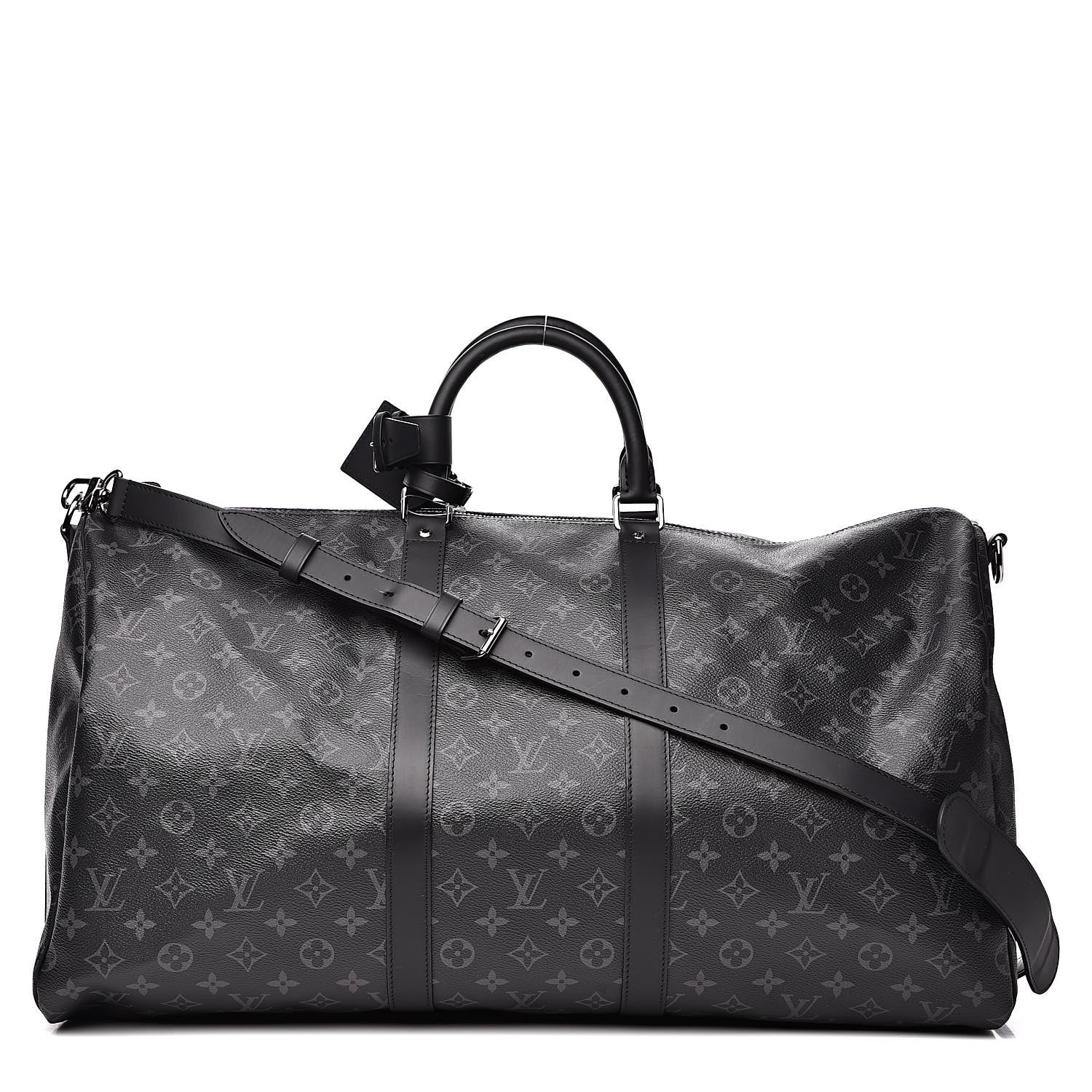 Louis Vuitton Monogram Eclipse Keepall Bandouliere 55 1 of 11