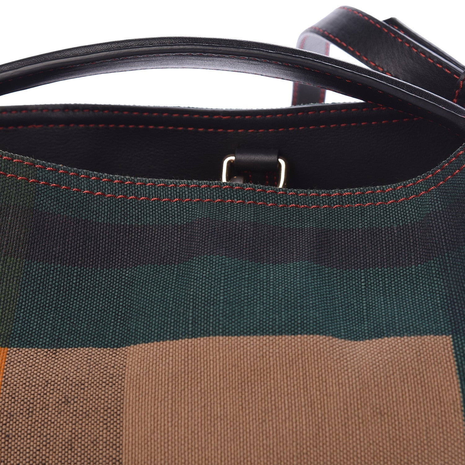 Burberry Canvas Mega Check Medium Ashby Hobo Multicolor 10 of 10